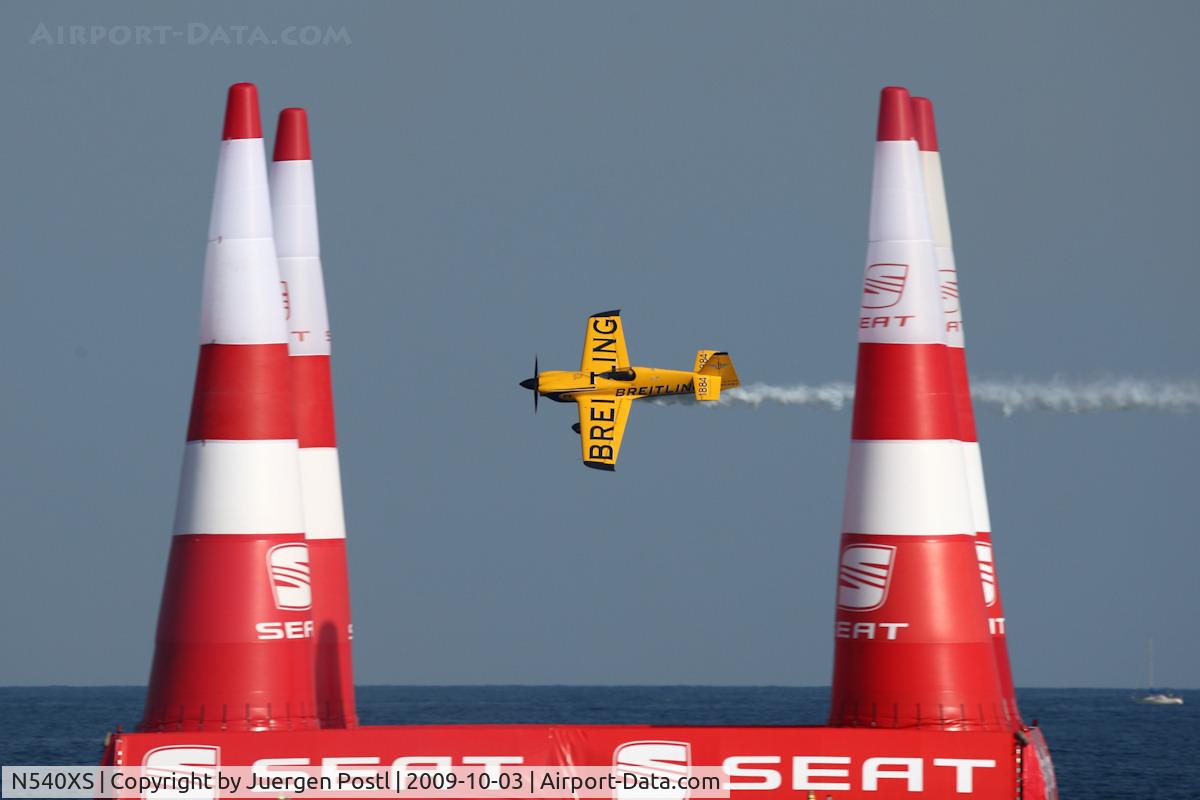 N540XS, 2008 MX Aircraft MXS C/N 2, Red Bull Air Race Barcelona 2009 - Nigel Lamb