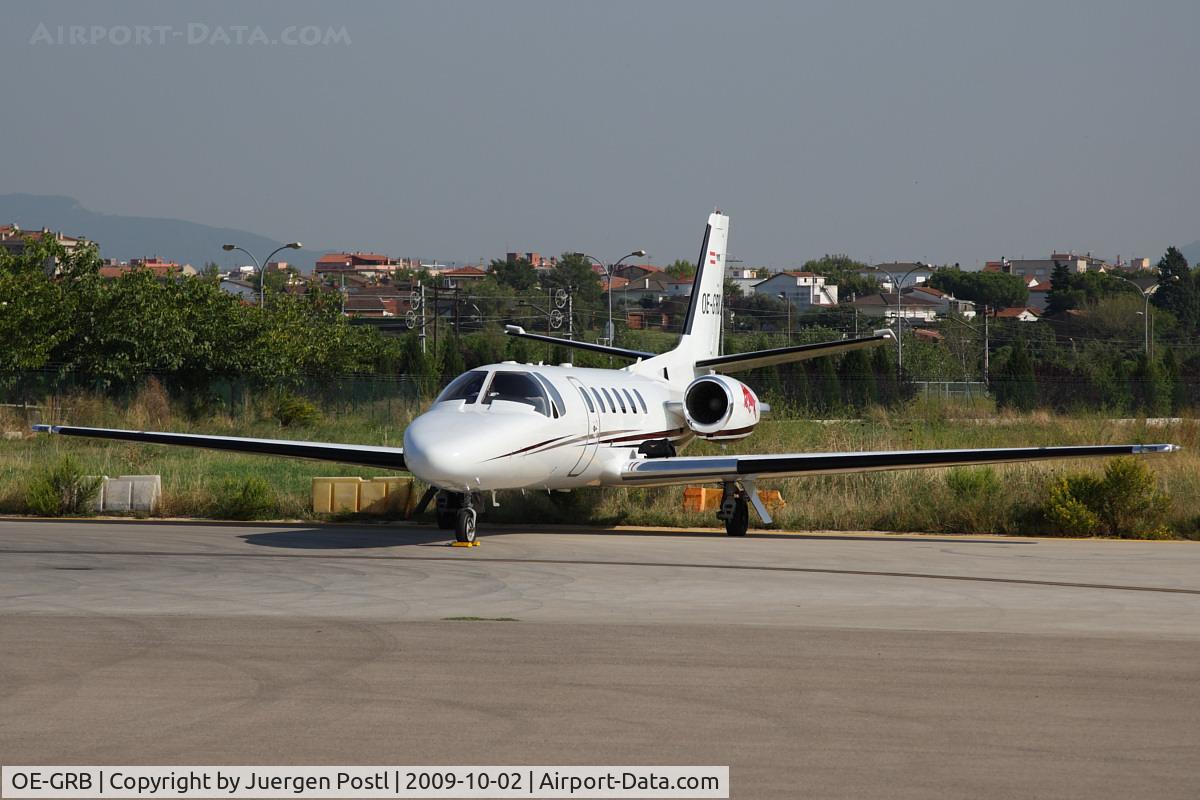 OE-GRB, 2002 Cessna 550 Citation Bravo C/N 550-1039, Red Bull Air Race Barcelona 2009 - Cessna 550