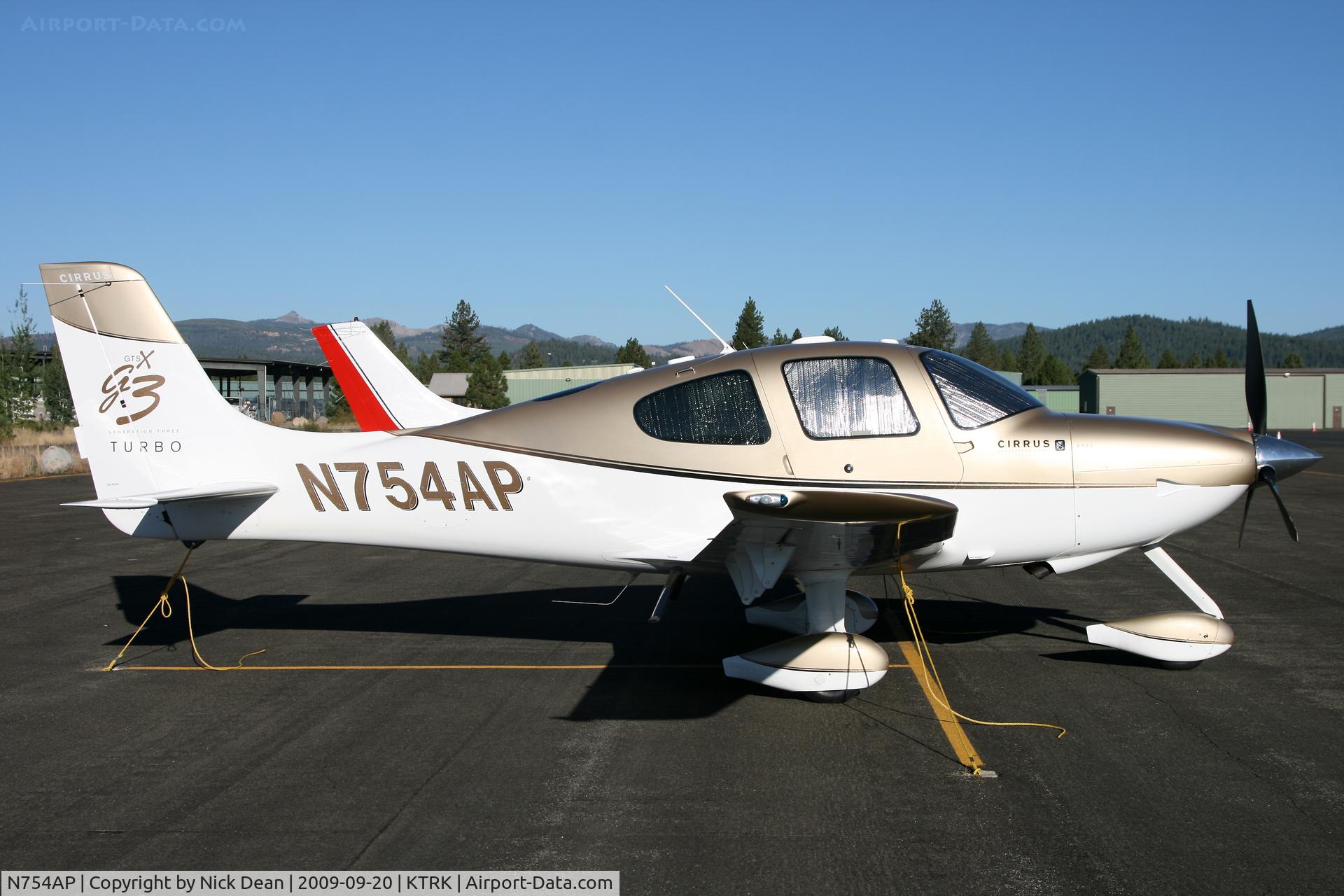 N754AP, 2007 Cirrus SR22 C/N 2871, KTRK