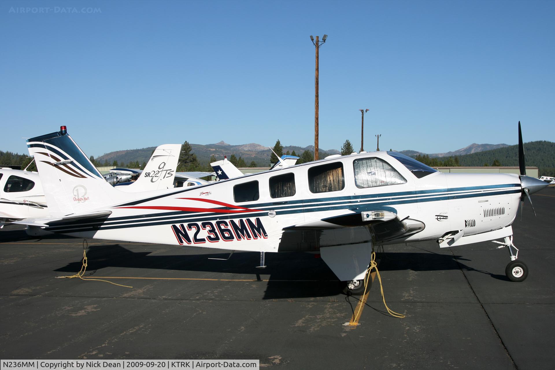 N236MM, Beechcraft A36 Bonanza C/N E-3514, KTRK