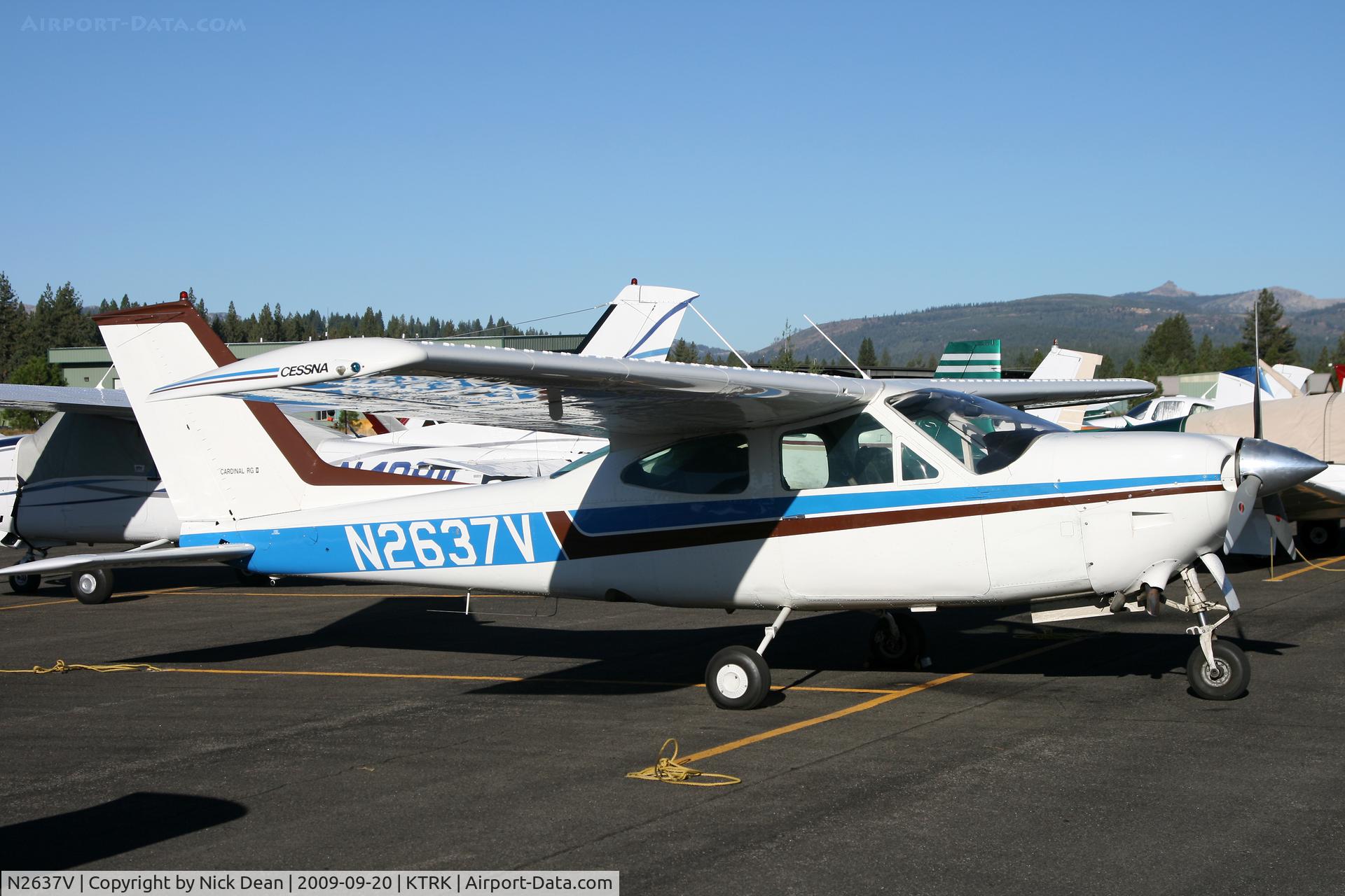 N2637V, 1974 Cessna 177RG Cardinal C/N 177RG0637, KTRK