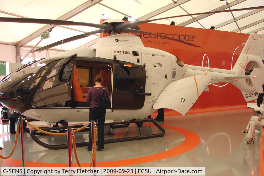 G-SENS, 2009 Eurocopter EC-135T-2+ C/N 0833, Exhibited at HeliTech 2009 at Duxford