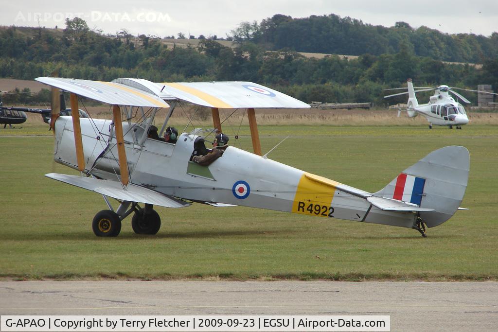 G-APAO, 1940 De Havilland DH-82A Tiger Moth II C/N 82845, 1940 De Havilland DH82A TIGER MOTH at Duxford