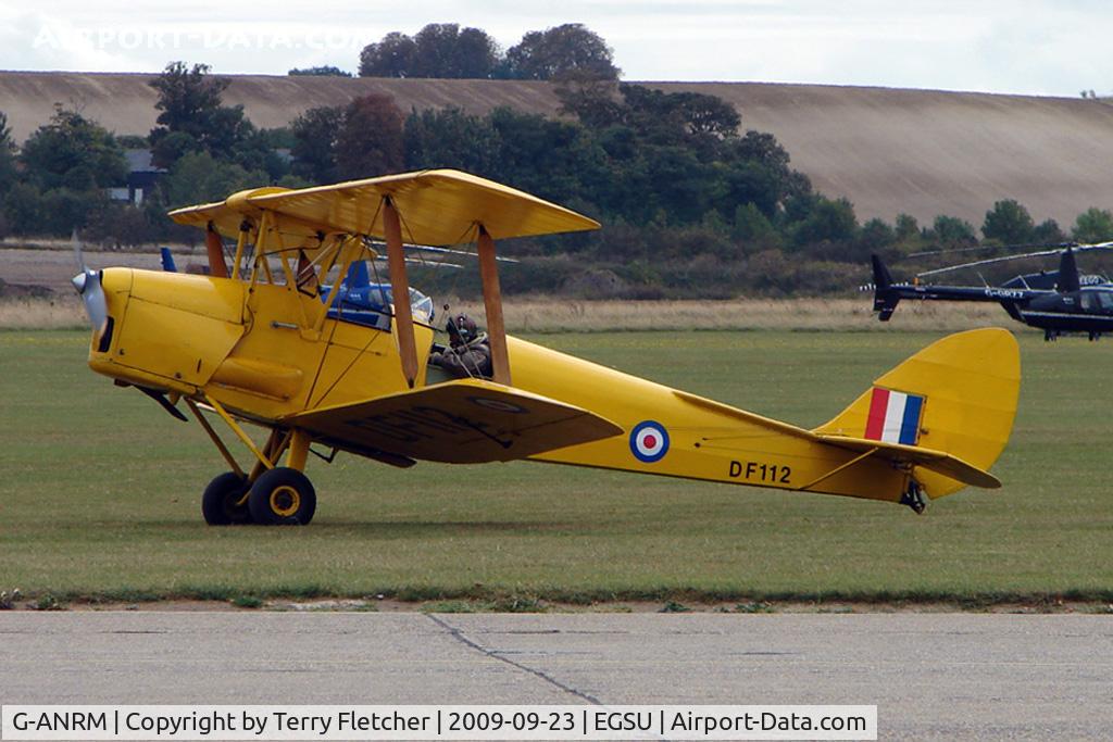 G-ANRM, 1942 De Havilland DH-82A Tiger Moth II C/N 85861, 1943 Morris Motors Ltd DH82A TIGER MOTH wears Serial DF112 at Duxford