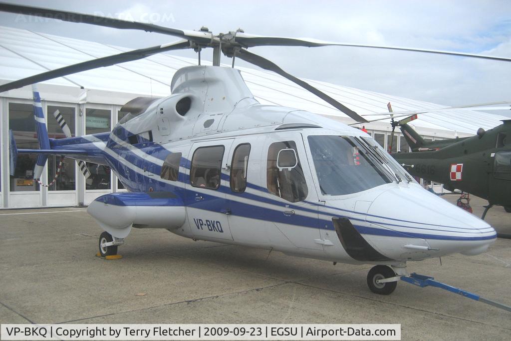 VP-BKQ, Bell 430 C/N 49008, Exhibited at HeliTech 2009 at Duxford