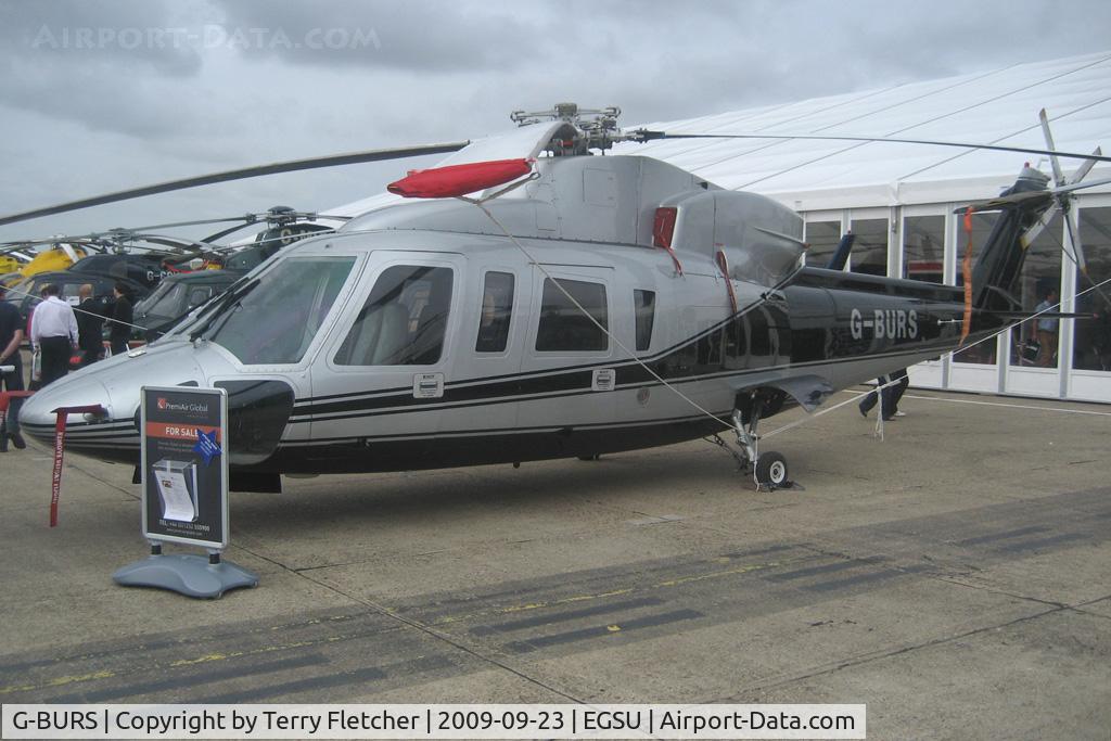 G-BURS, 1980 Sikorsky S-76A C/N 760040, Exhibited at HeliTech 2009 at Duxford