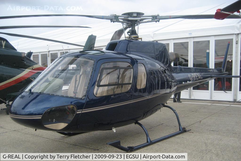 G-REAL, 1998 Eurocopter AS-350B-2 Ecureuil Ecureuil C/N 3032, Exhibited at HeliTech 2009 at Duxford