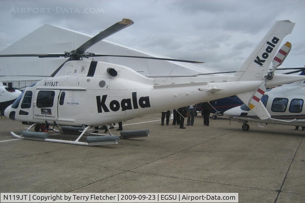 N119JT, 2004 Agusta A-119 Koala C/N 14037, Exhibited at HeliTech 2009 at Duxford