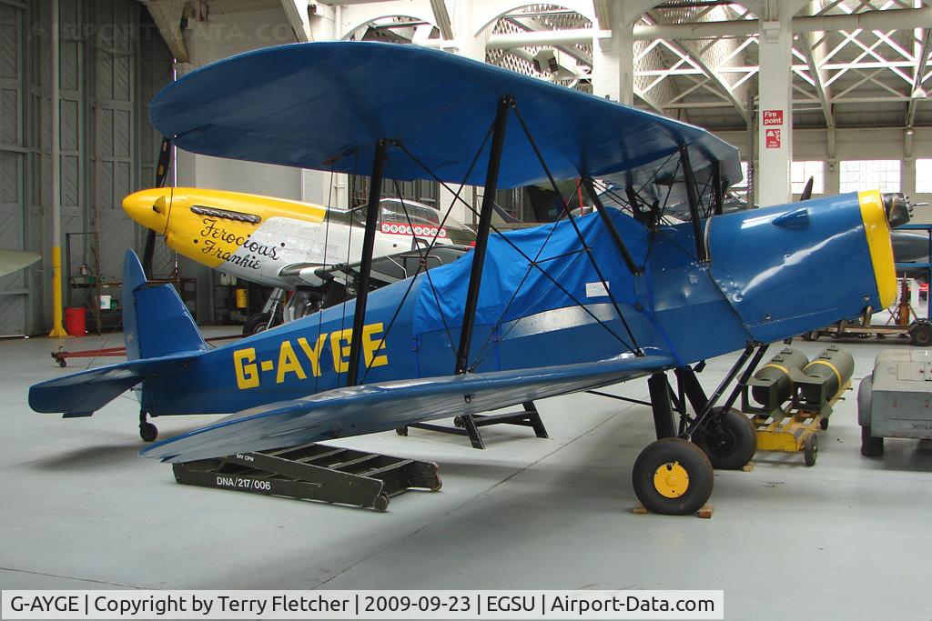 G-AYGE, 1946 Stampe-Vertongen SV-4C C/N 242, Stampe SV4C at Imperial War Museum Duxford