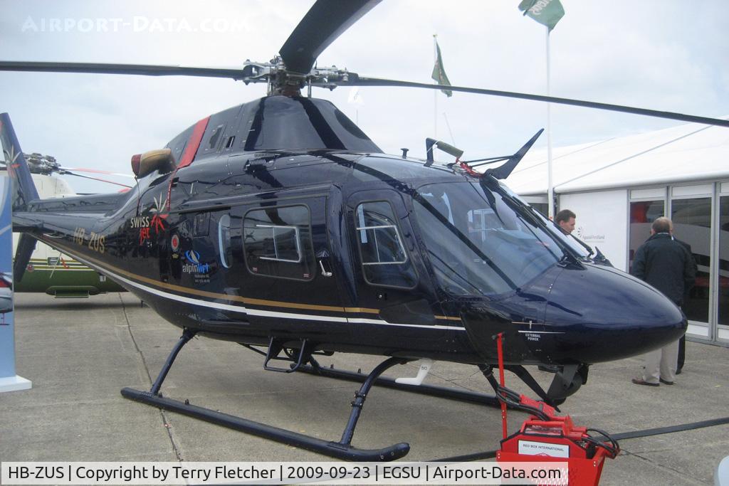 HB-ZUS, 2008 Agusta A-119 Koala C/N 14707, Exhibited at HeliTech 2009 at Duxford