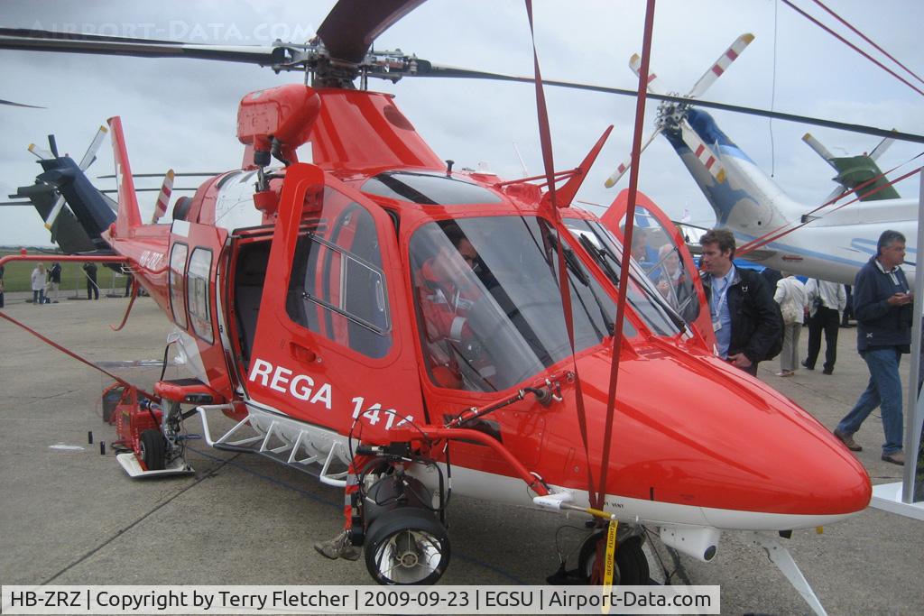 HB-ZRZ, 2009 AgustaWestland AW-109SP GrandNew C/N 22204, Exhibited at HeliTech 2009 at Duxford