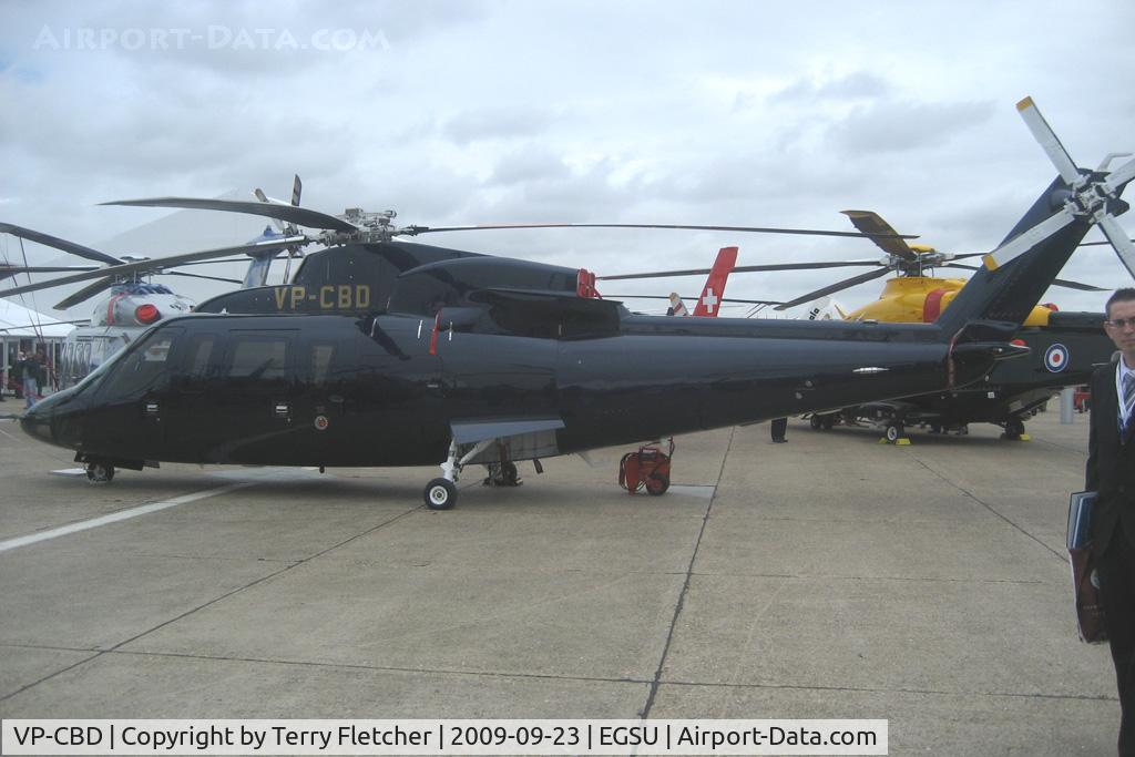 VP-CBD, Sikorsky S-76C C/N 760514, Exhibited at HeliTech 2009 at Duxford