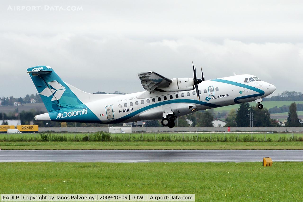 I-ADLP, 1999 ATR 42-500 C/N 604, Air Dolomiti ATR ATR42-500 take-off on RWY09 in LOWL/LNZ