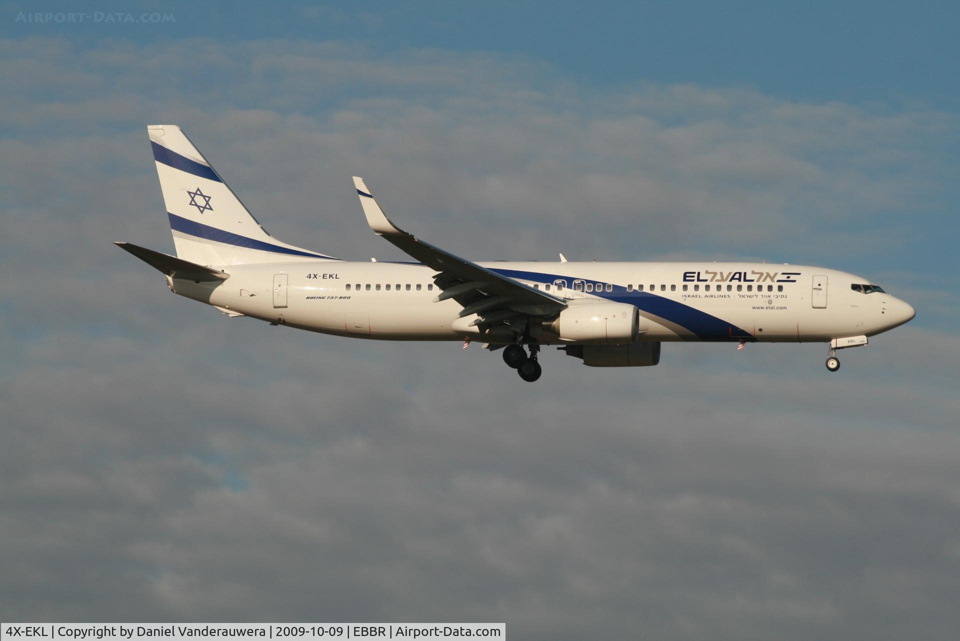 4X-EKL, 2009 Boeing 737-85P C/N 35478, arrival of flight LY331 to rwy 02
