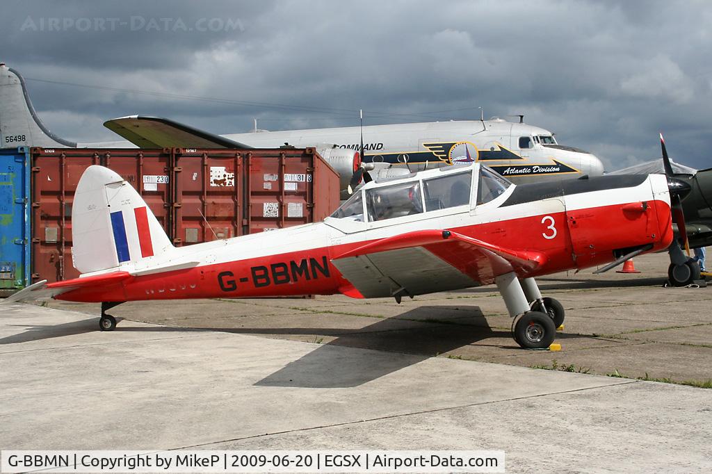 G-BBMN, 1952 De Havilland DHC-1 Chipmunk 22 C/N C1/0300, Originally civilianised back in 1974.