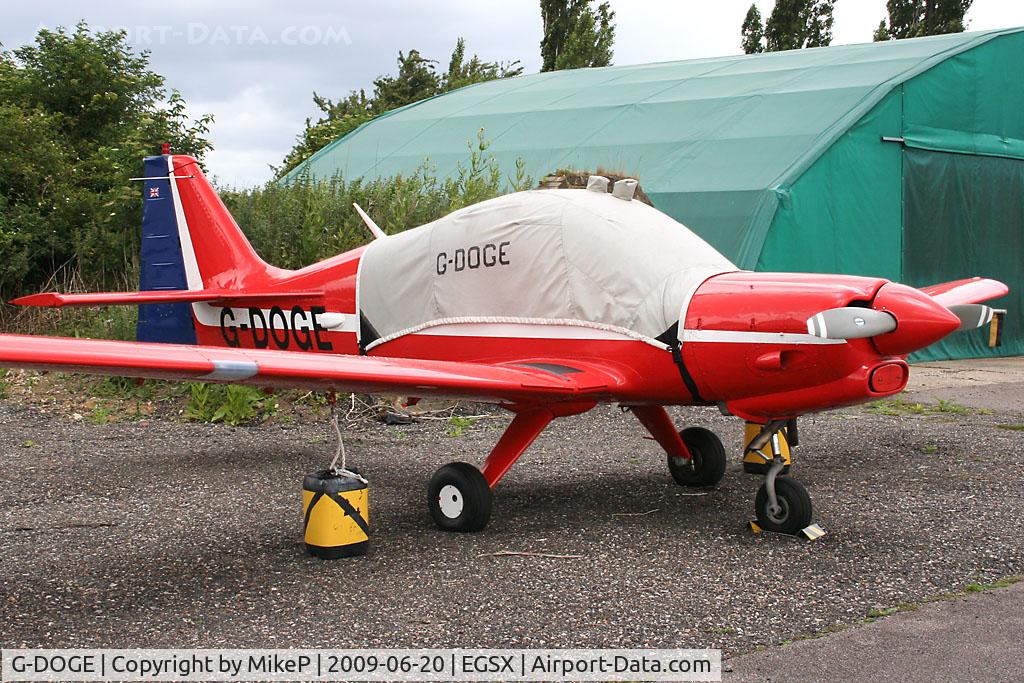 G-DOGE, 1971 Scottish Aviation Bulldog Series 100 Model 101 C/N BH100/126, ex Swedish Military.
