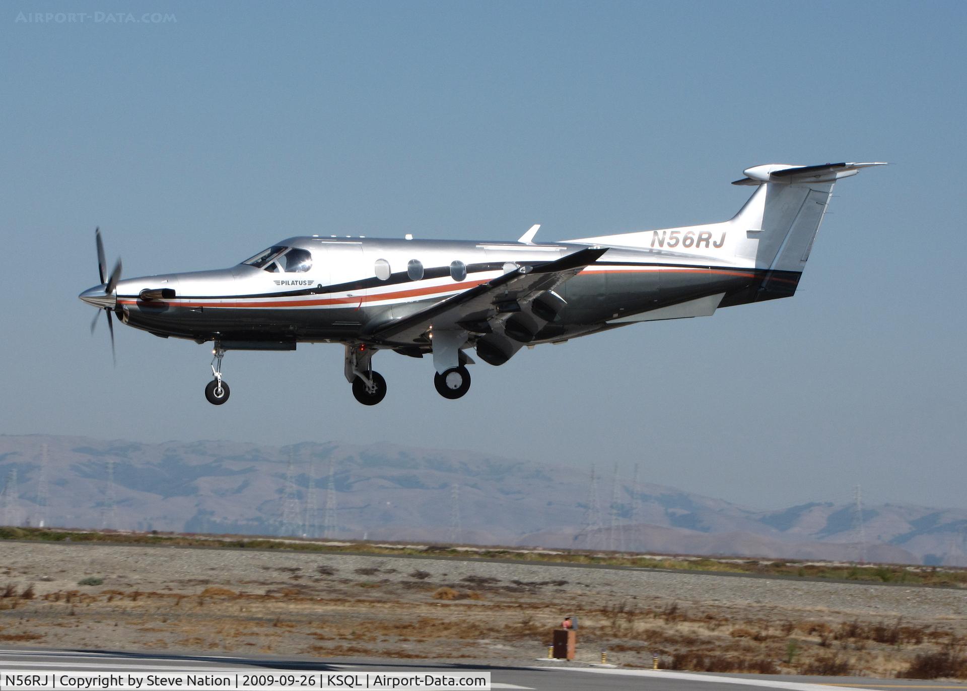 N56RJ, 2006 Pilatus PC-12/47 C/N 758, 2006 Pilatus Aircraft Ltd PC-12/47 on final approach