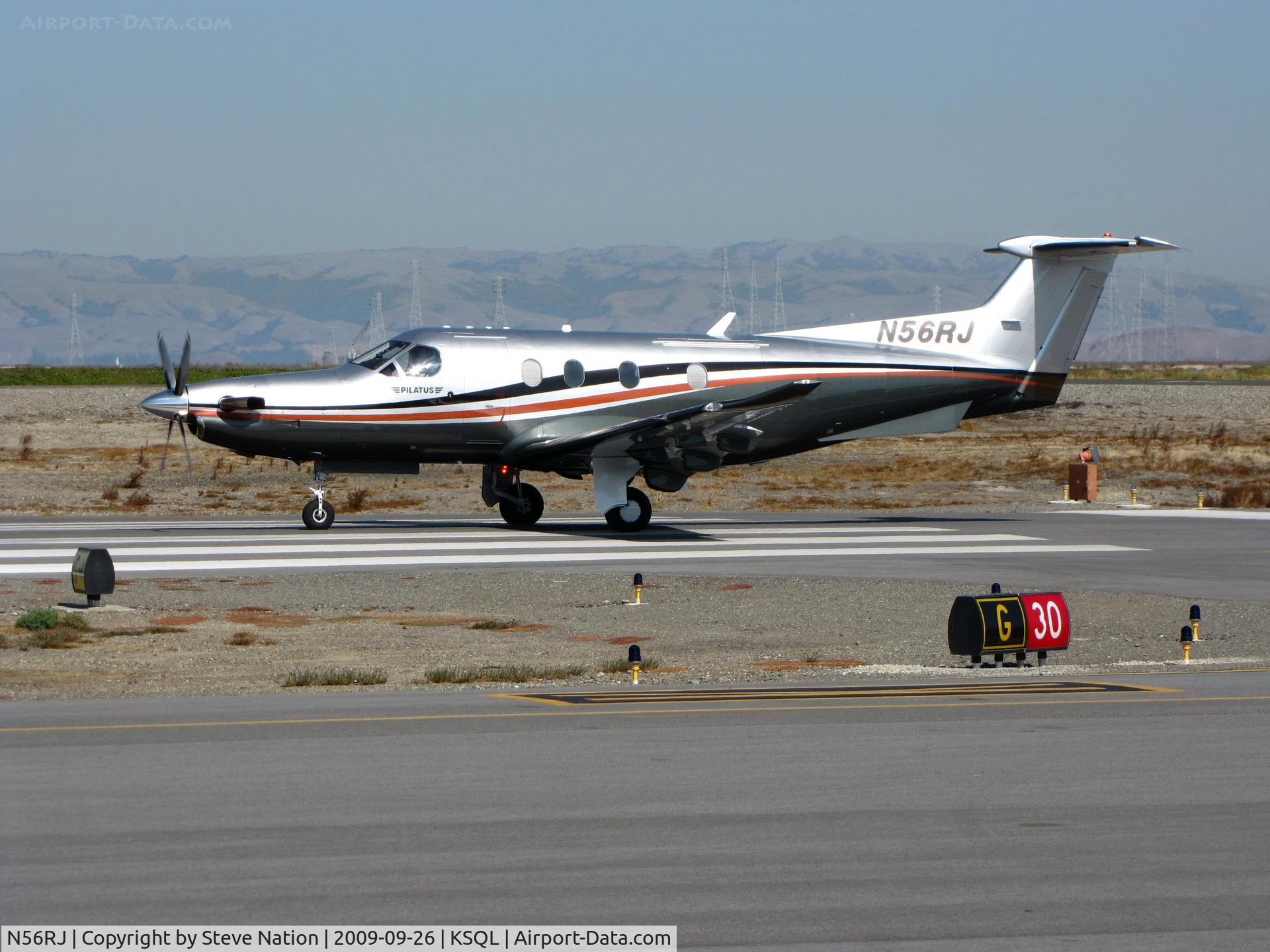 N56RJ, 2006 Pilatus PC-12/47 C/N 758, 2006 Pilatus Aircraft Ltd PC-12/47 running up engine