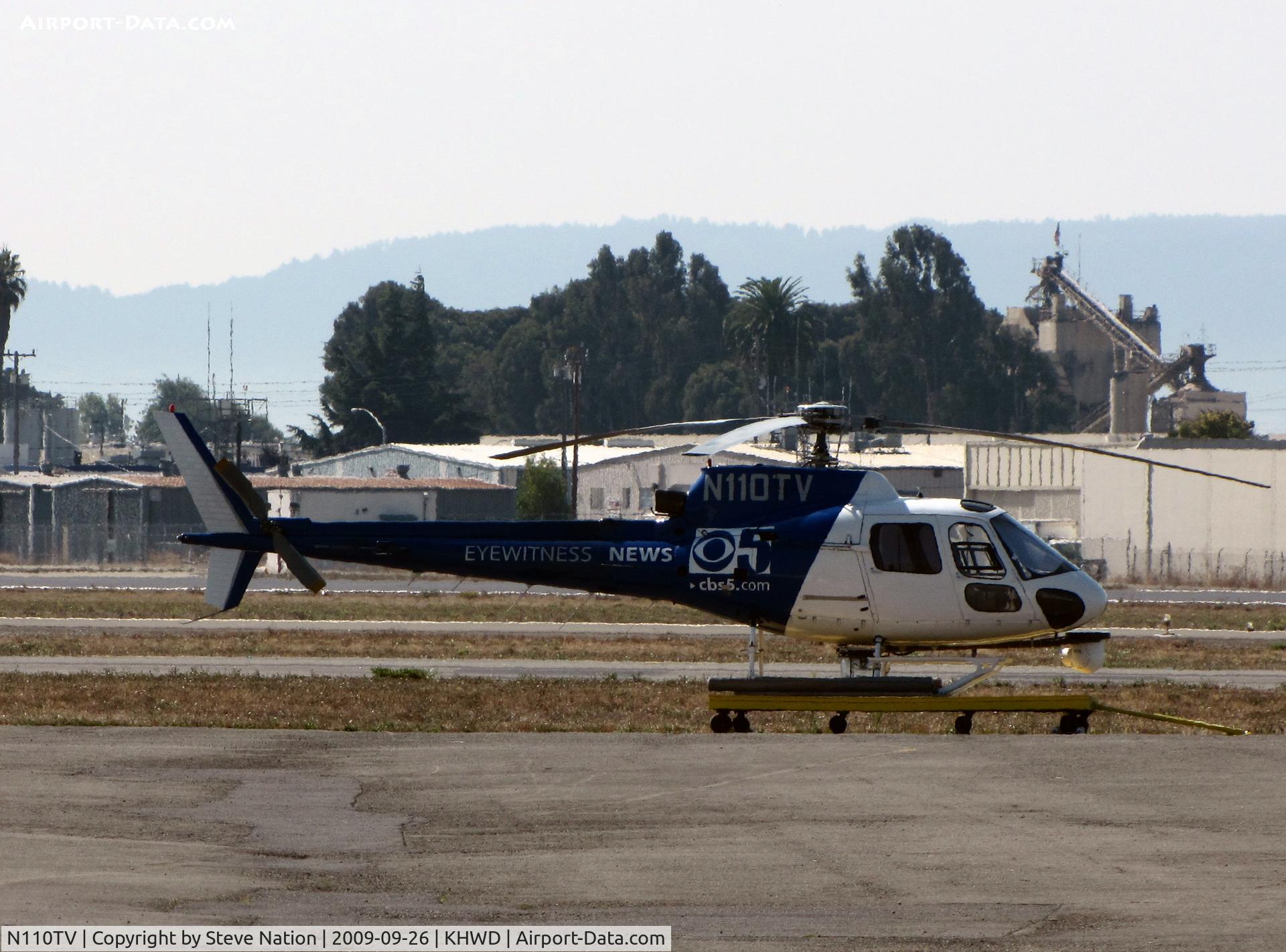 N110TV, 1988 Aerospatiale AS-350BA Ecureuil C/N 2065, Slightly different markings on Eyewitness News 5 CBS 1988 Aerospatiale AS350BA