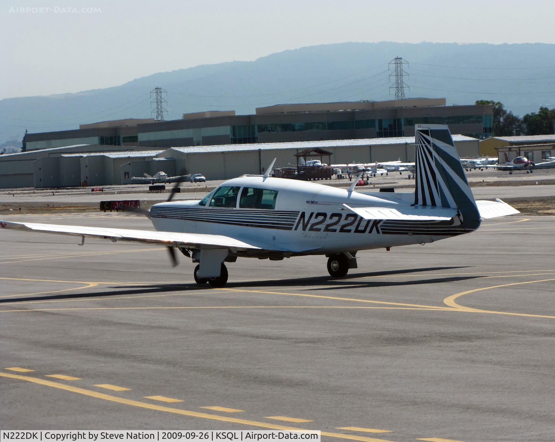 N222DK, 1982 Mooney M20K C/N 25-0721, 1982 Mooney Aircraft Corp. M20K visiting from Kansas
