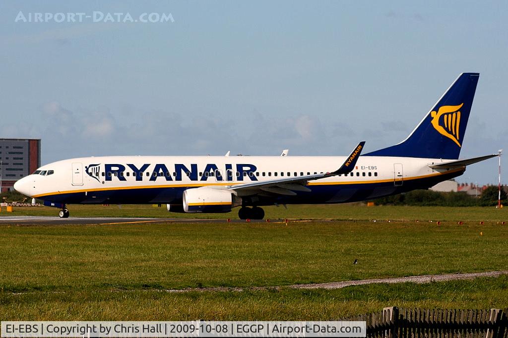 EI-EBS, 2009 Boeing 737-8AS C/N 35001, Ryanair
