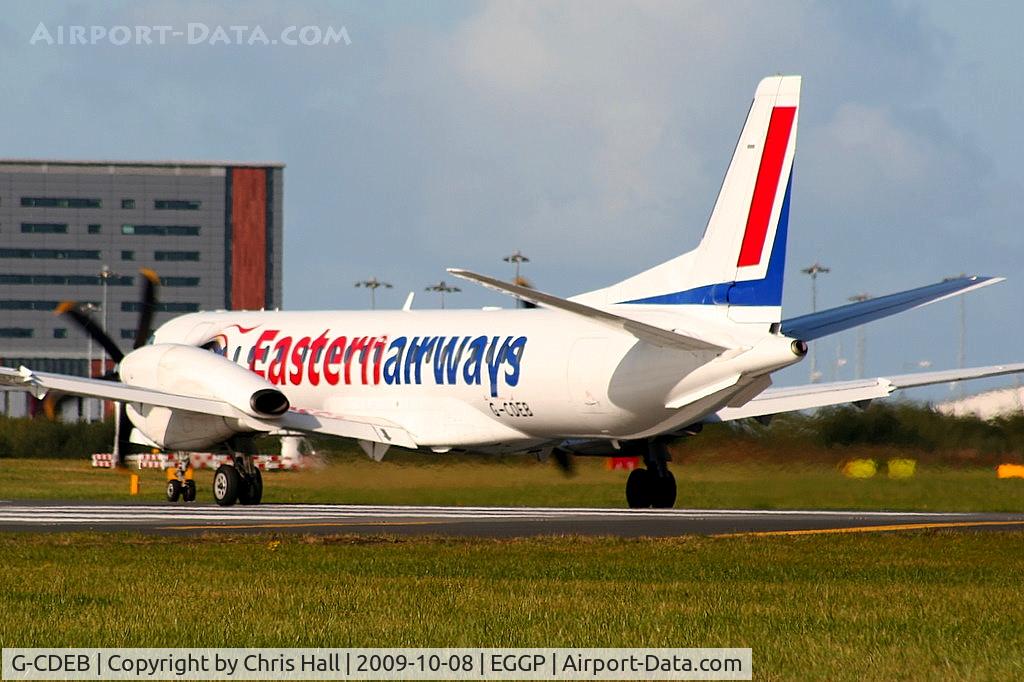 G-CDEB, 1996 Saab 2000 C/N 2000-036, Eastern Airways