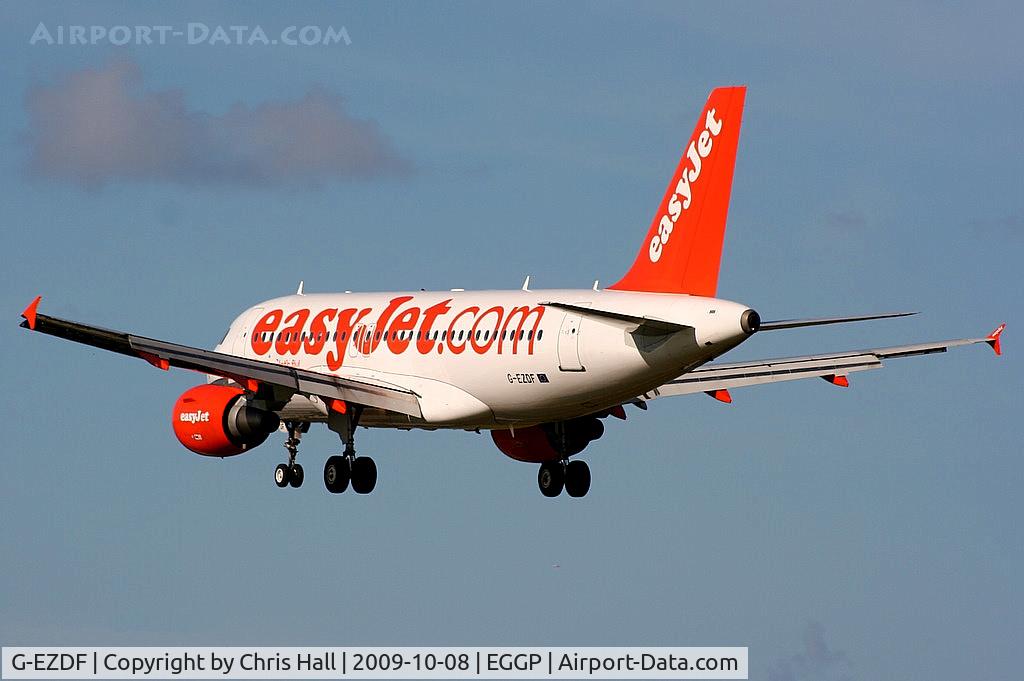 G-EZDF, 2008 Airbus A319-111 C/N 3432, Easyjet
