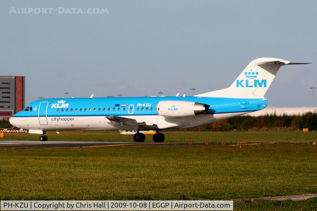 PH-KZU, 1995 Fokker 70 (F-28-0070) C/N 11543, KLM