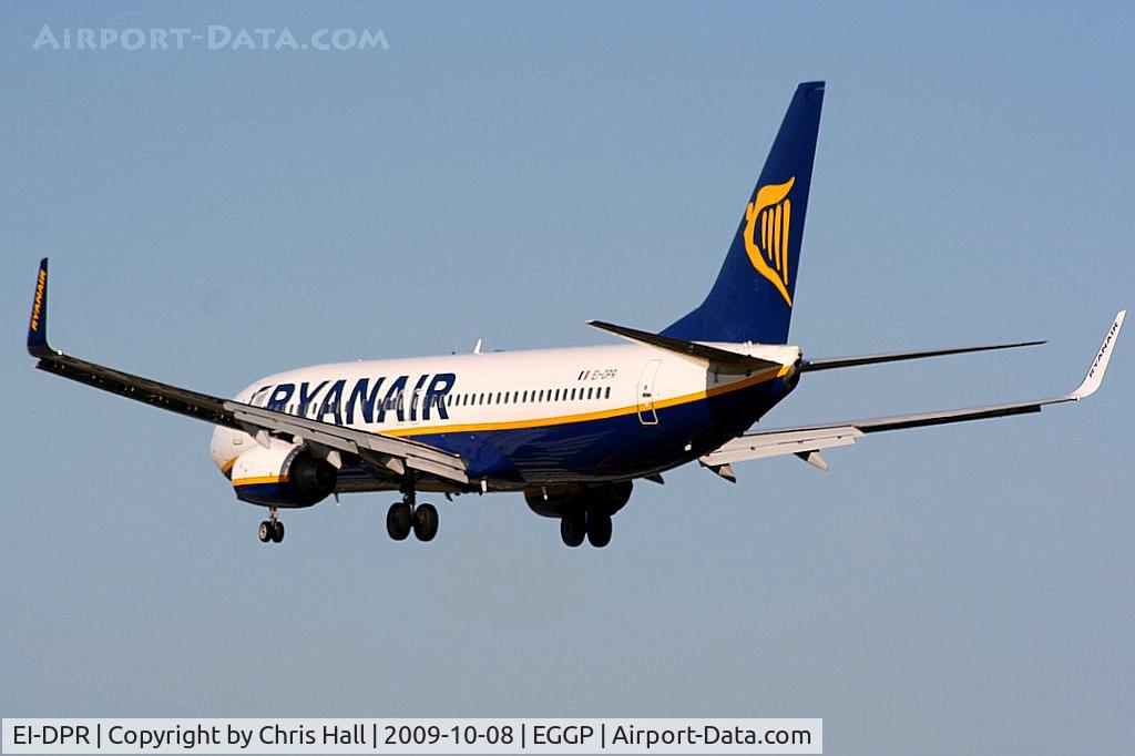 EI-DPR, 2007 Boeing 737-8AS C/N 33614, Ryanair