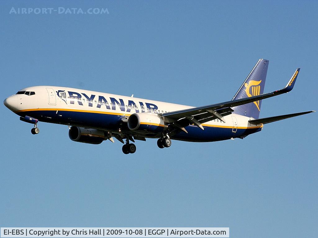 EI-EBS, 2009 Boeing 737-8AS C/N 35001, Ryanair