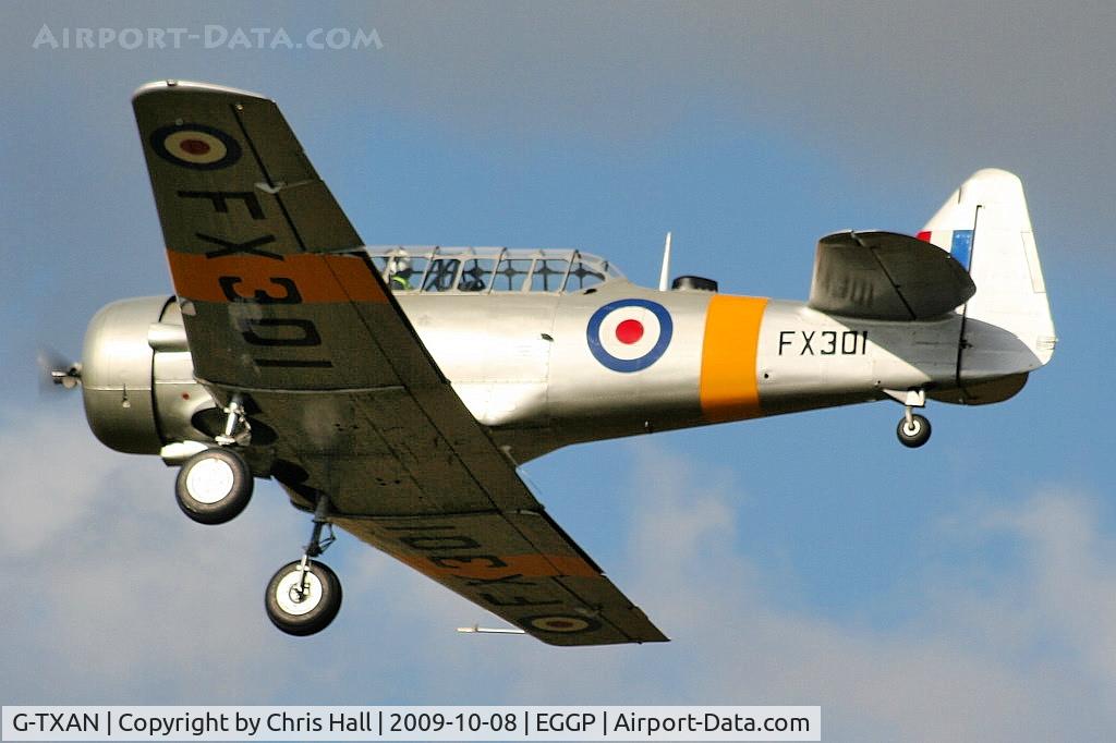 G-TXAN, 1943 North American AT-6D Harvard III C/N 88-14722 (41-33882), ex G-JUDI