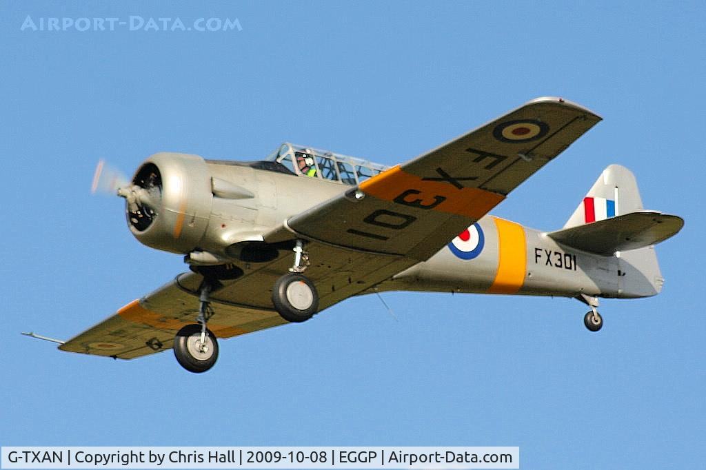 G-TXAN, 1943 North American AT-6D Harvard III C/N 88-14722 (41-33882), ex G-JUDI