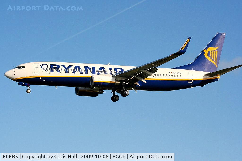 EI-EBS, 2009 Boeing 737-8AS C/N 35001, Ryanair