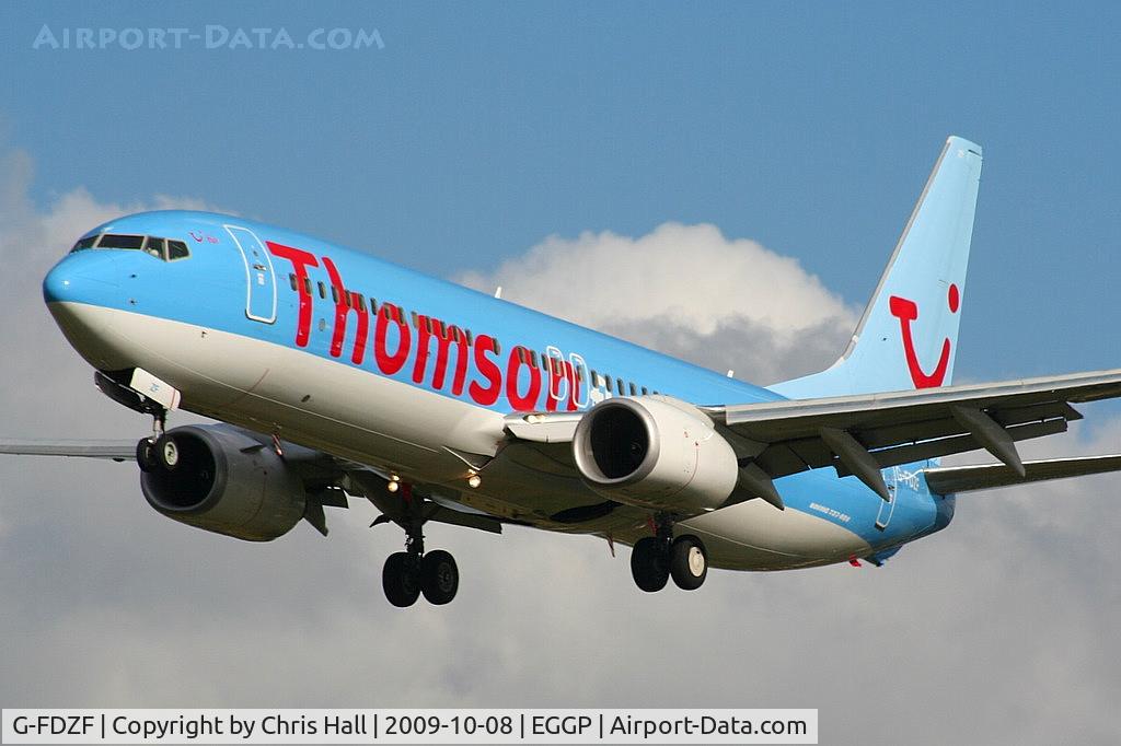 G-FDZF, 2008 Boeing 737-8K5 C/N 35138, Thomson