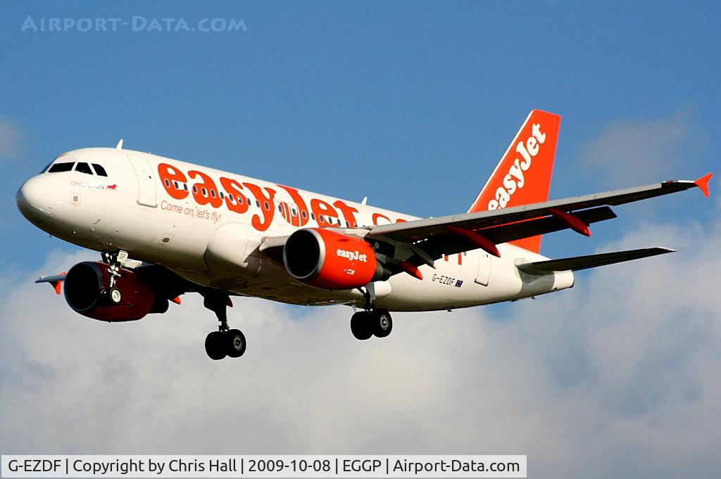 G-EZDF, 2008 Airbus A319-111 C/N 3432, Easyjet