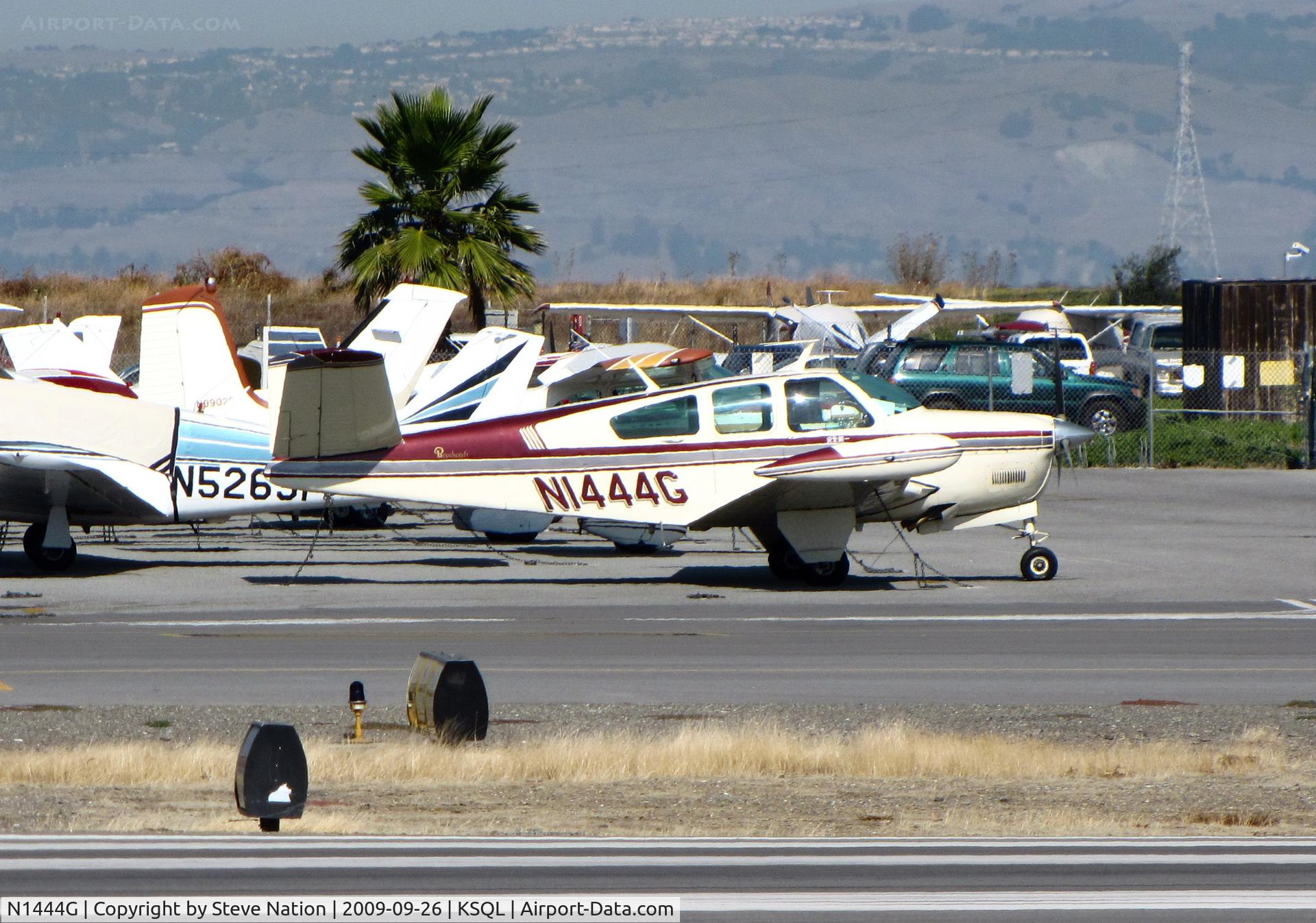 N1444G, 1961 Beech G35 Bonanza C/N D-15002, 1961 Beech G35 visiting from Phoenix, AZ