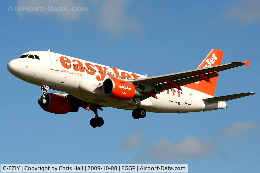G-EZIY, 2005 Airbus A319-111 C/N 2636, Easyjet