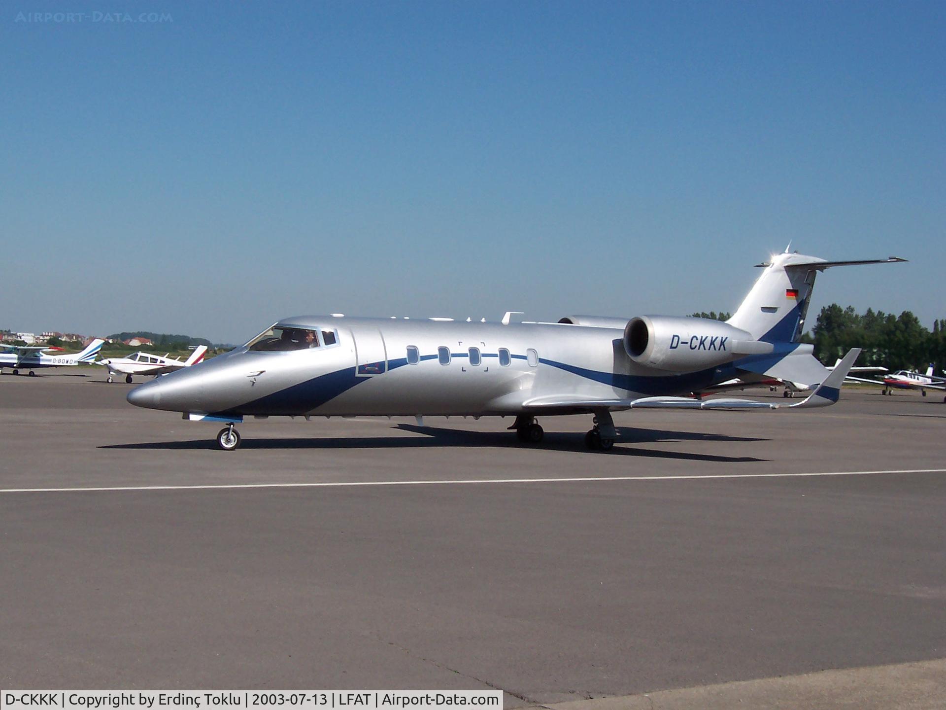 D-CKKK, 1998 Learjet 60 C/N 60-144, Seen at Le Touquet-Paris-Plage