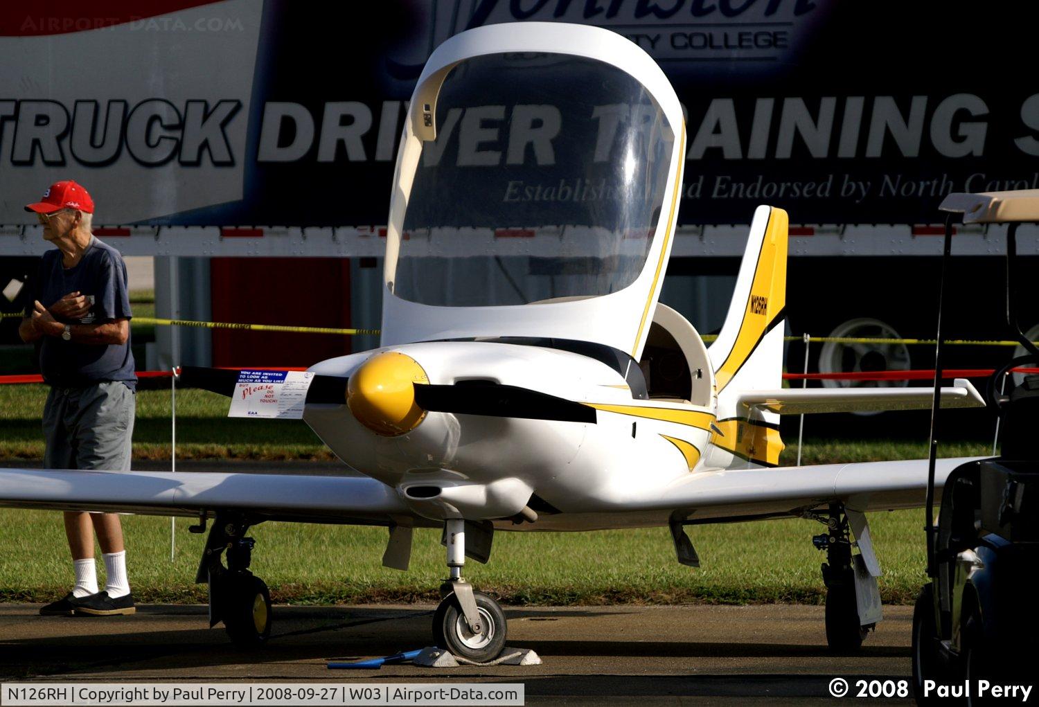 N126RH, Lancair 235 C/N 204, On static and wide open
