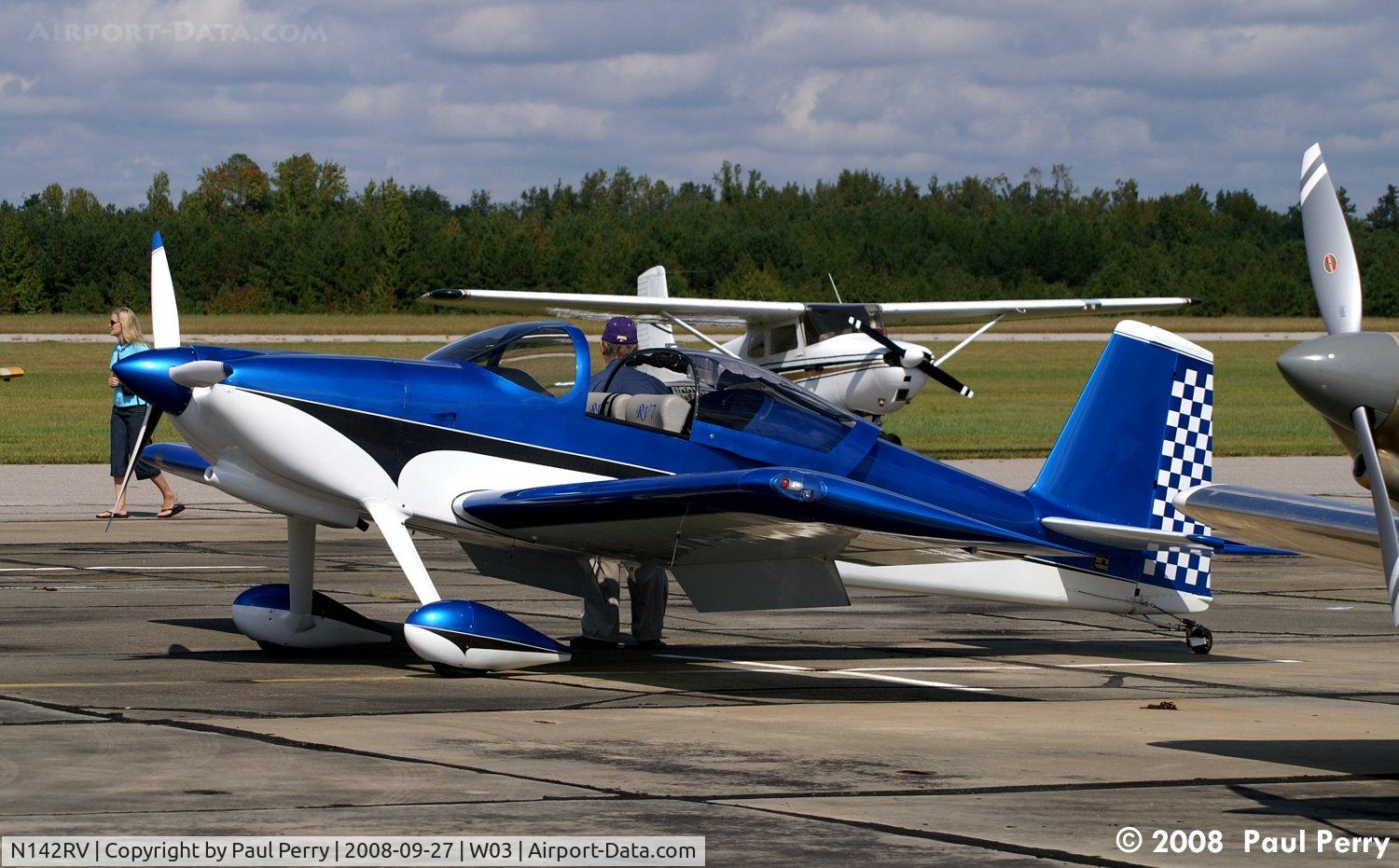 N142RV, 2003 Vans RV-7 C/N 70023, That blue really pops.  Nice colors