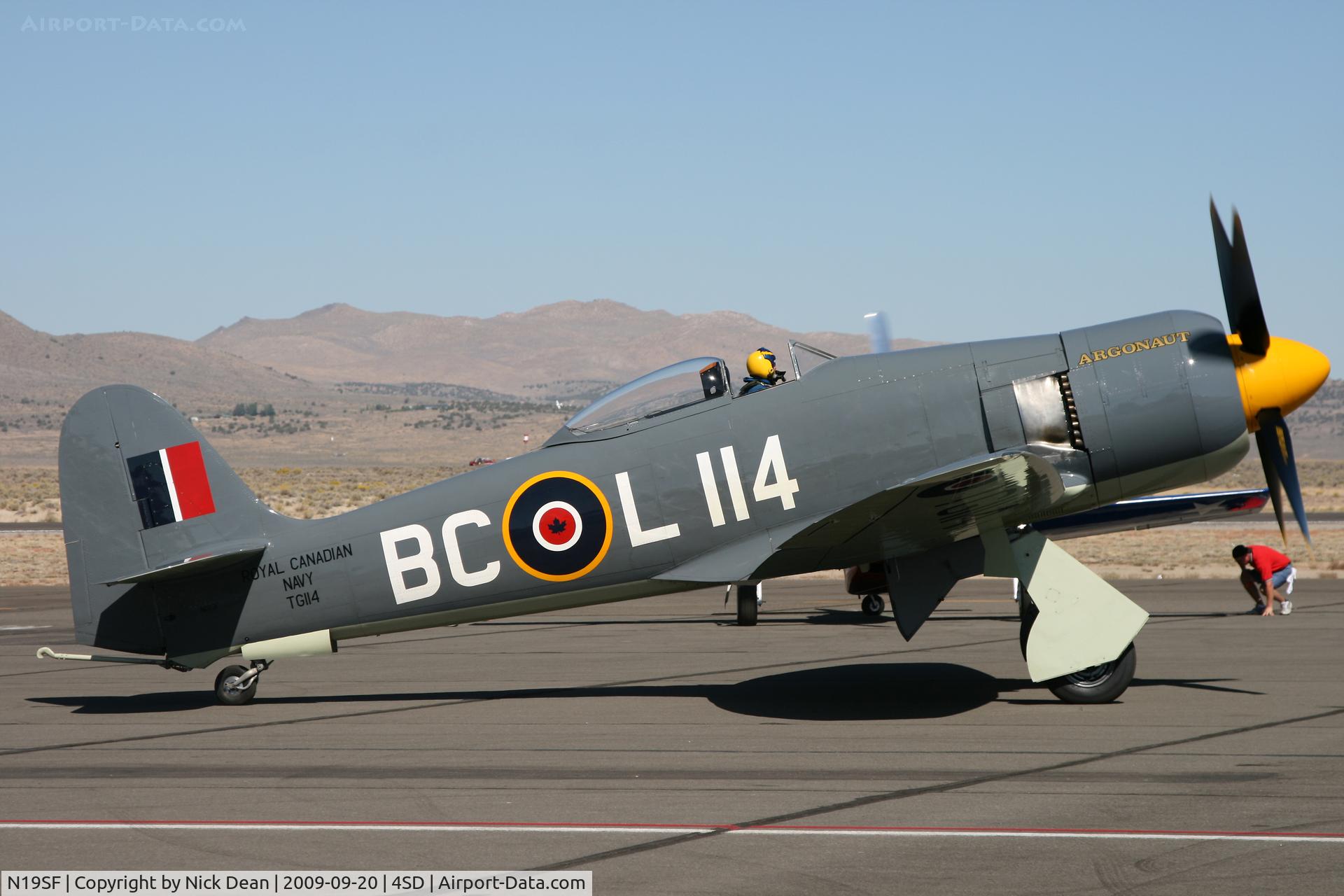 N19SF, 1947 Hawker Sea Fury FB.11 C/N 41H/656803, K4SD