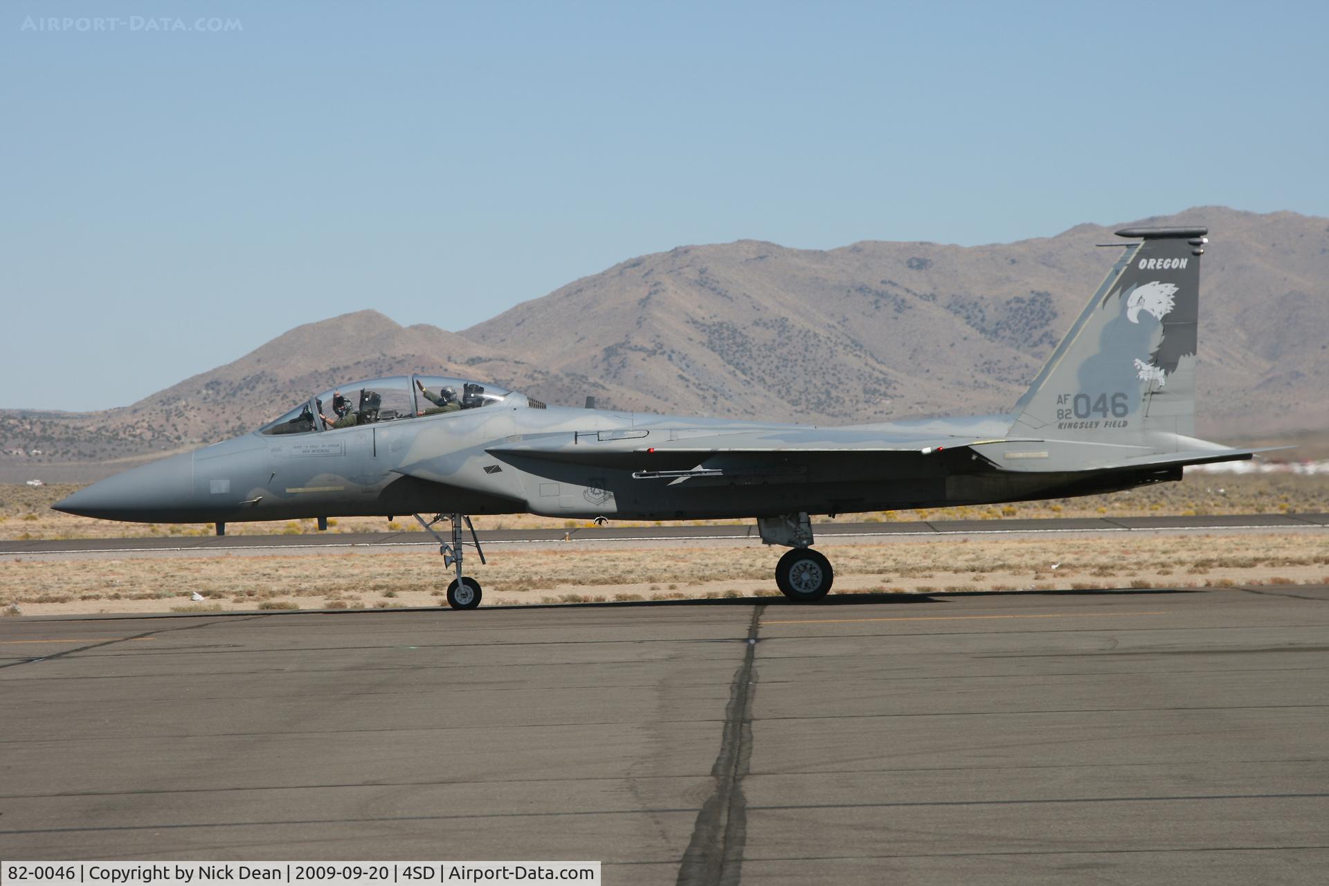 82-0046, 1982 McDonnell Douglas F-15D Eagle C/N 0839/D042, K4SD