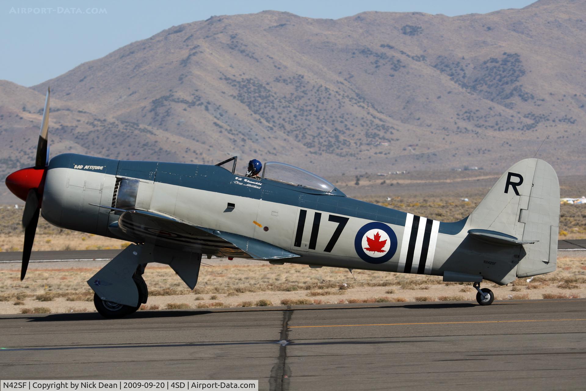 N42SF, 1947 Hawker Sea Fury T.20 C/N 37721, K4SD