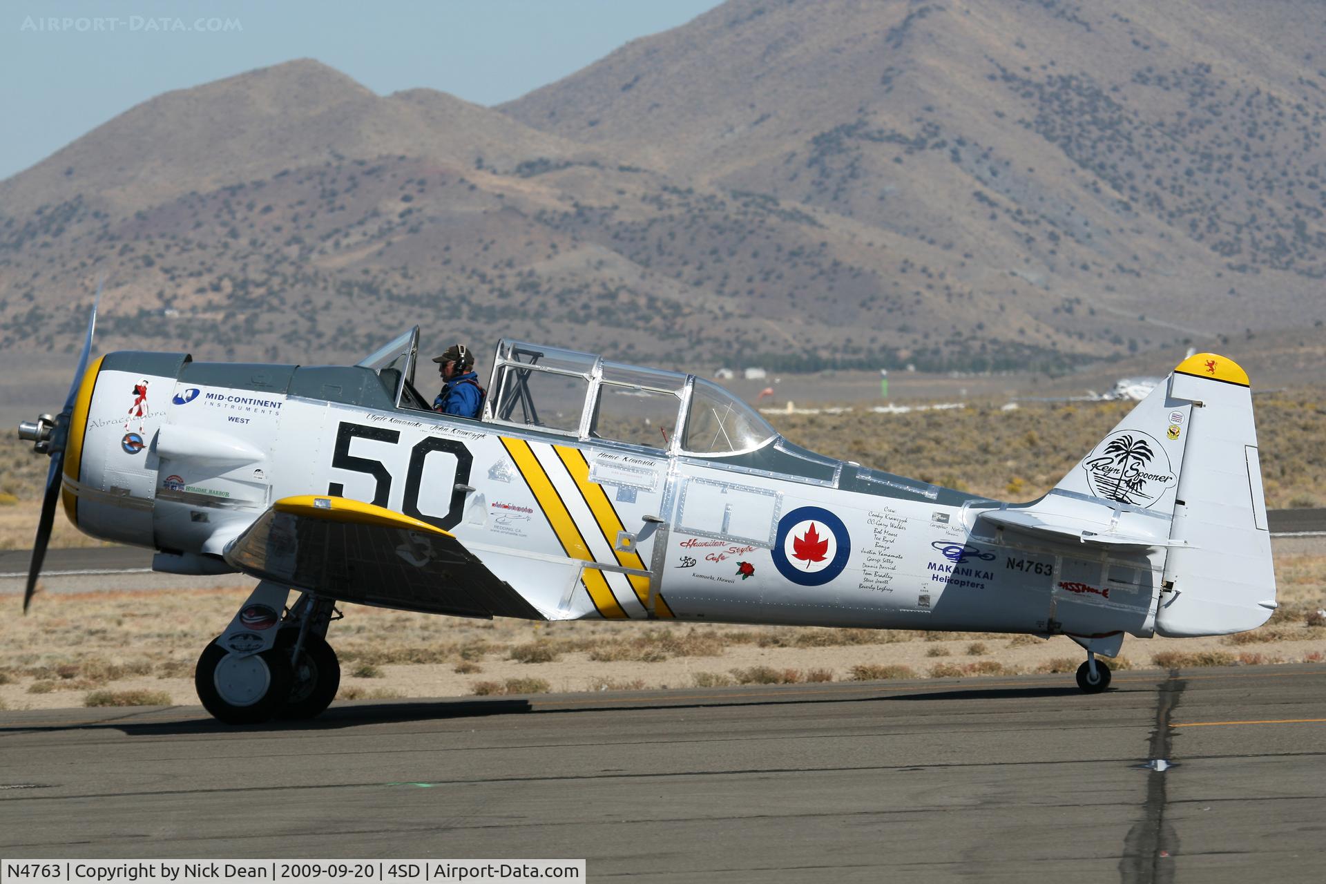 N4763, Noorduyn AT-16 Harvard II C/N 76-3701, K4SD c/n 76-3701