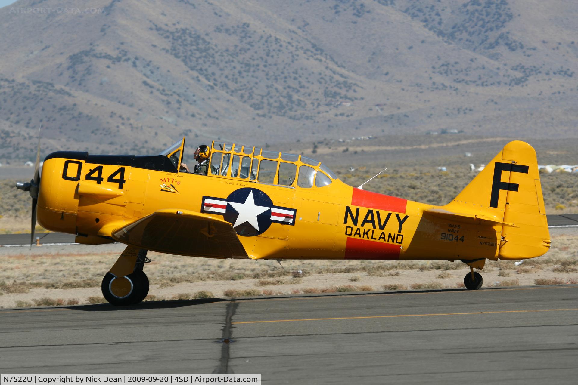N7522U, 1952 Canadian Car & Foundry Harvard MK IV C/N CCF4-214, K4SD