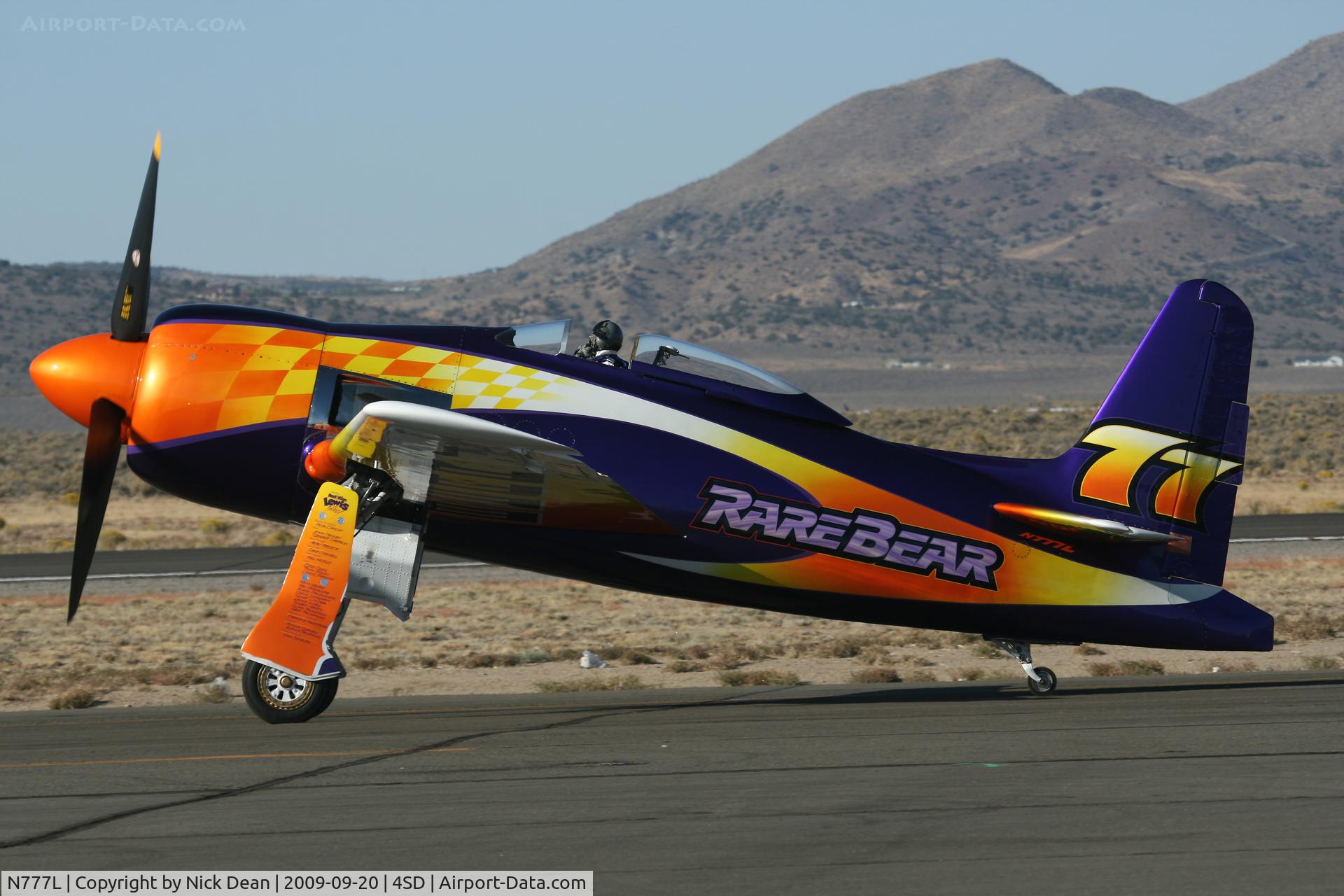 N777L, 1946 Grumman F8F-2 (G58) Bearcat C/N D.1170, K4SD c/n D1170