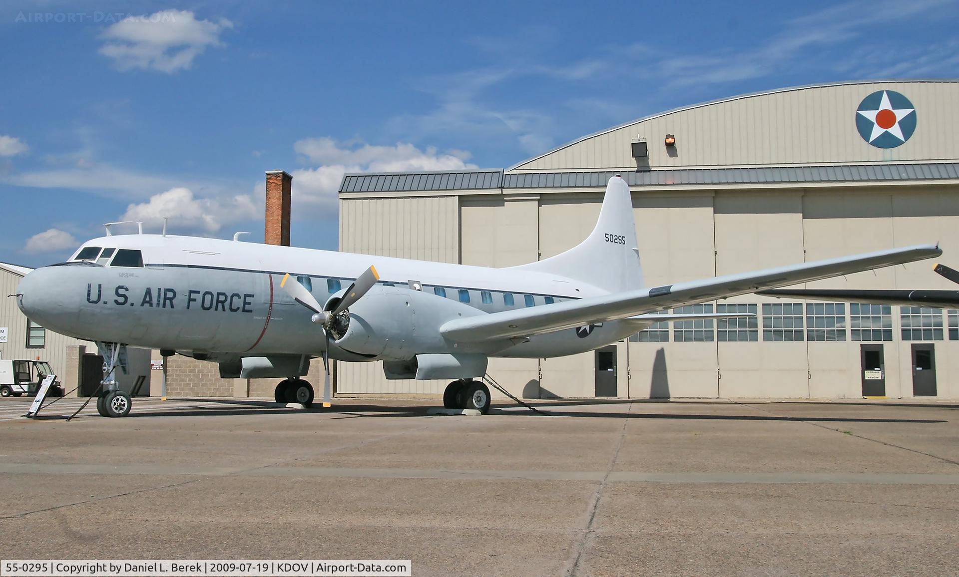55-0295, 1955 Convair C-131D Samaritan C/N 223, This lovely aircraft is currently preserved at the Air Mobility Command Museum, Dover, DE.