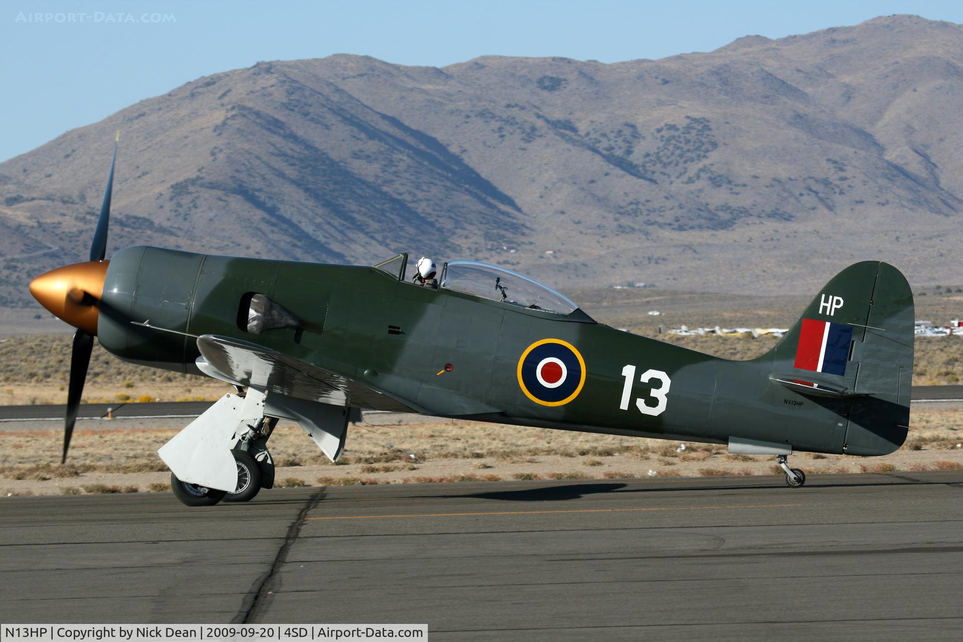 N13HP, 1953 Hawker Sea Fury ISS-25 C/N 37536, K4SD