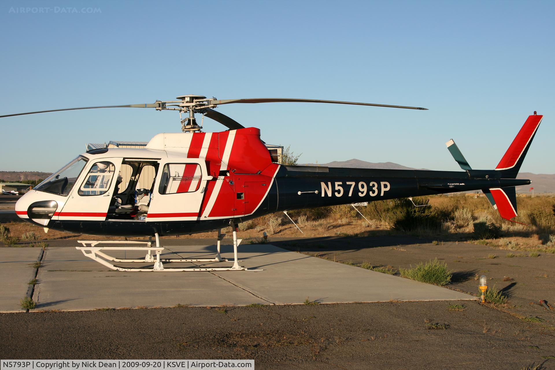 N5793P, 1982 Aerospatiale AS-350BA Ecureuil C/N 1476, KSVE