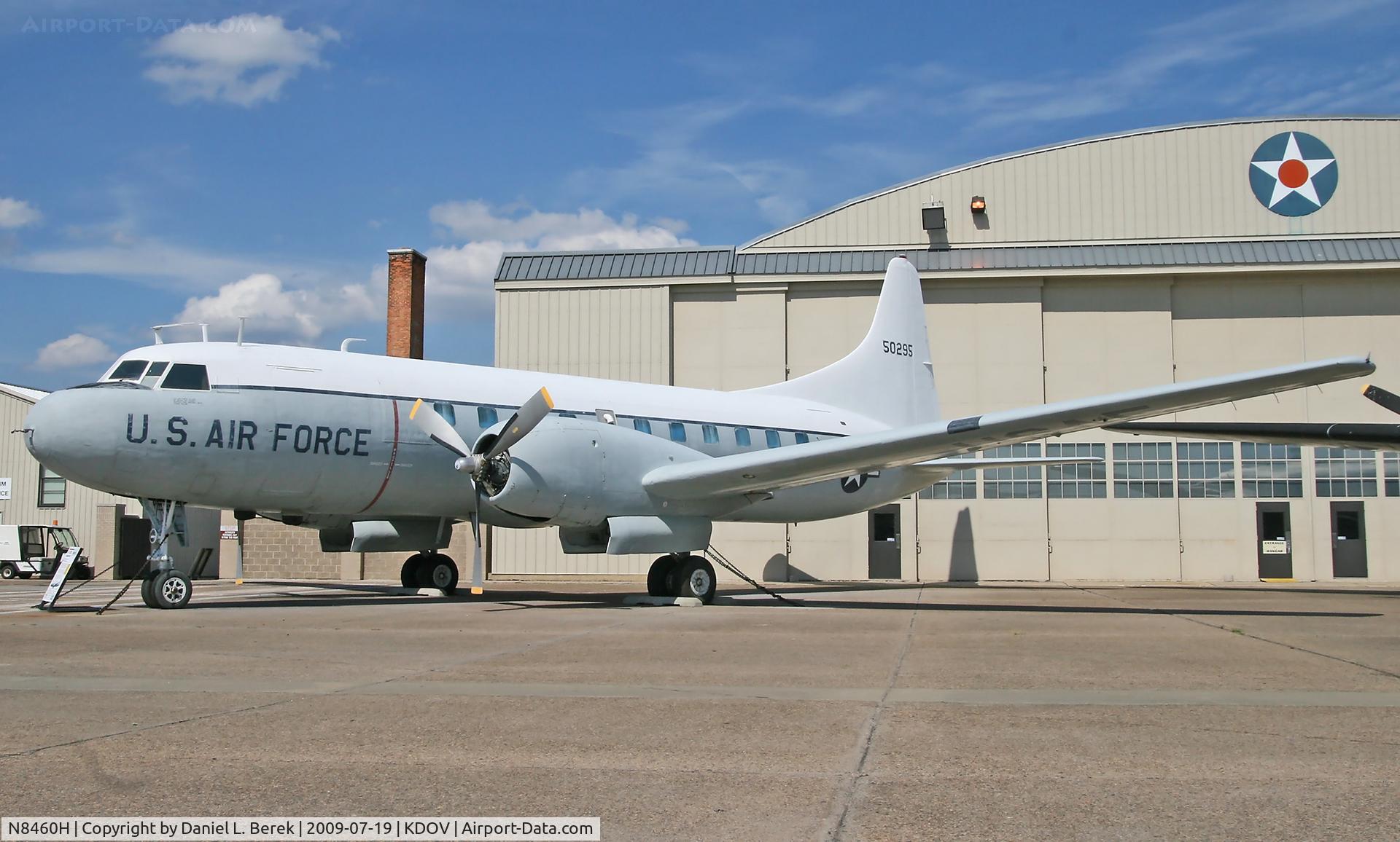 N8460H, 1955 Convair 340-79 C/N 223, This Convairliner has been preserved in USAF markings at the Air Mobility Command Museum, Dover, DE.